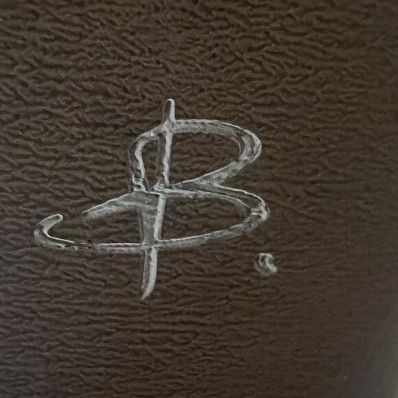 VTG Y2K B Makowsky FREBAY Leather Mocha Mouse Boho Buckle Slouch Boots SZ 7.5W - Picture 7 of 12